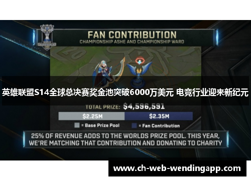 英雄联盟S14全球总决赛奖金池突破6000万美元 电竞行业迎来新纪元 英雄联盟S14全球总决赛奖金池突破6000万美元 电竞行业迎来新纪元